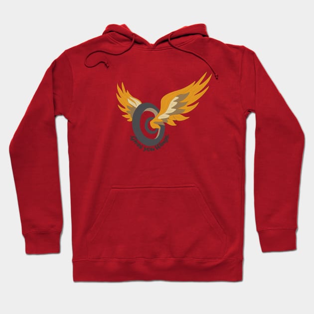 Flying Wings Hoodie by Aestcoart